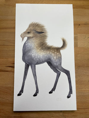 Maned Besk - Unframed Watercolour Painting