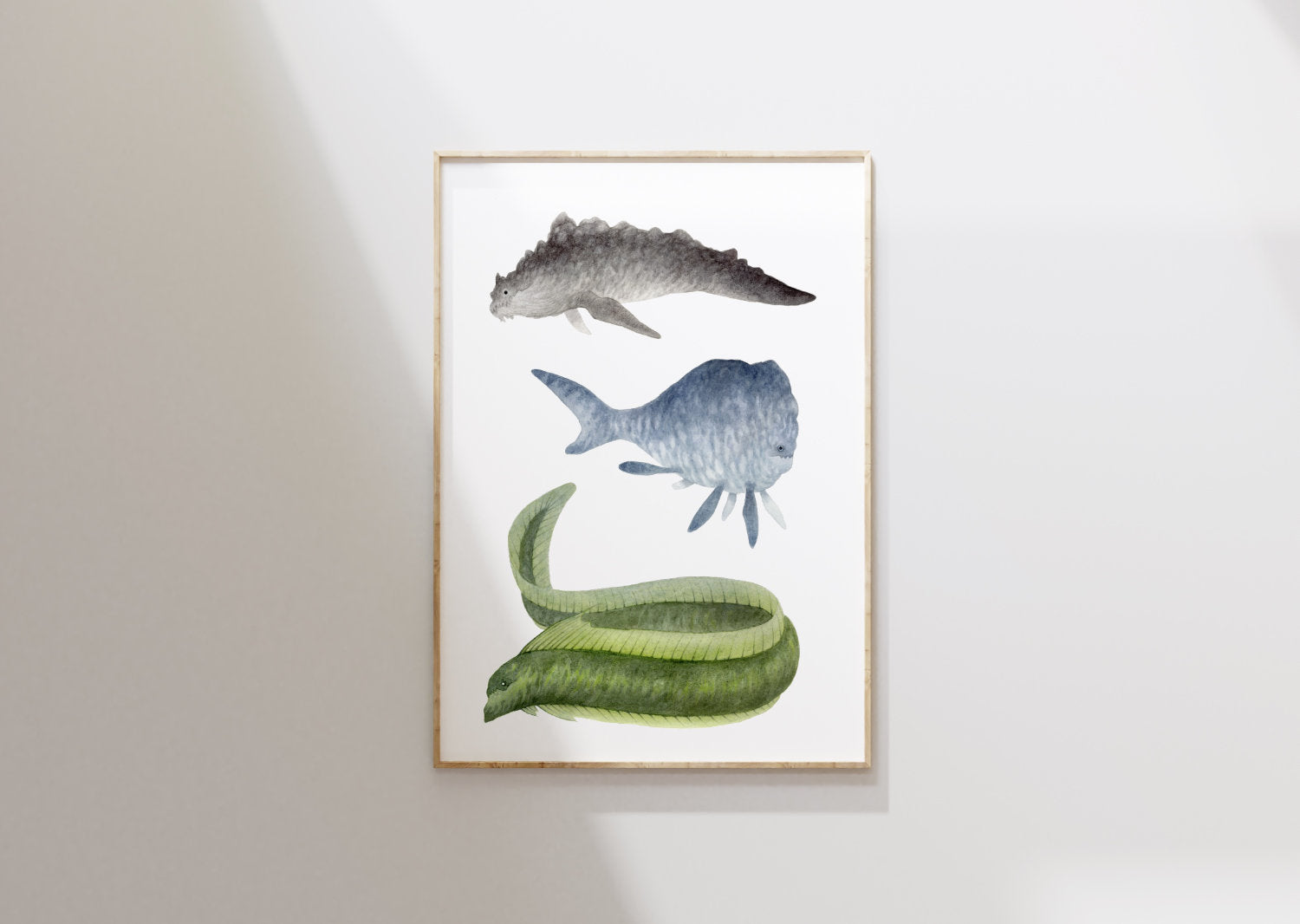 Seabeasts - Unframed Watercolour Painting