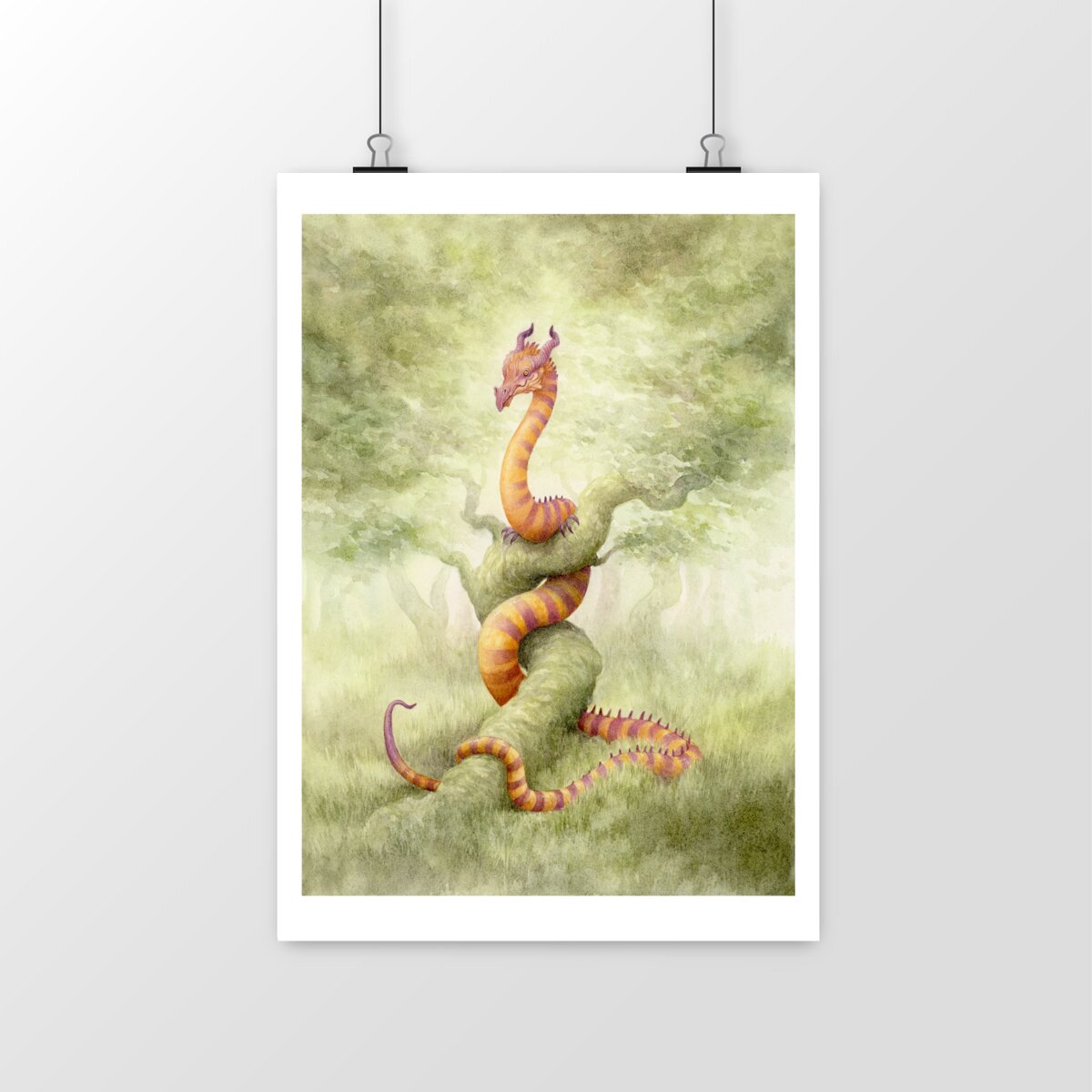 Peril Wyrm - Art Print